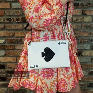 Kate Spade Lucky Draw Black Crossbody Glitter Bag